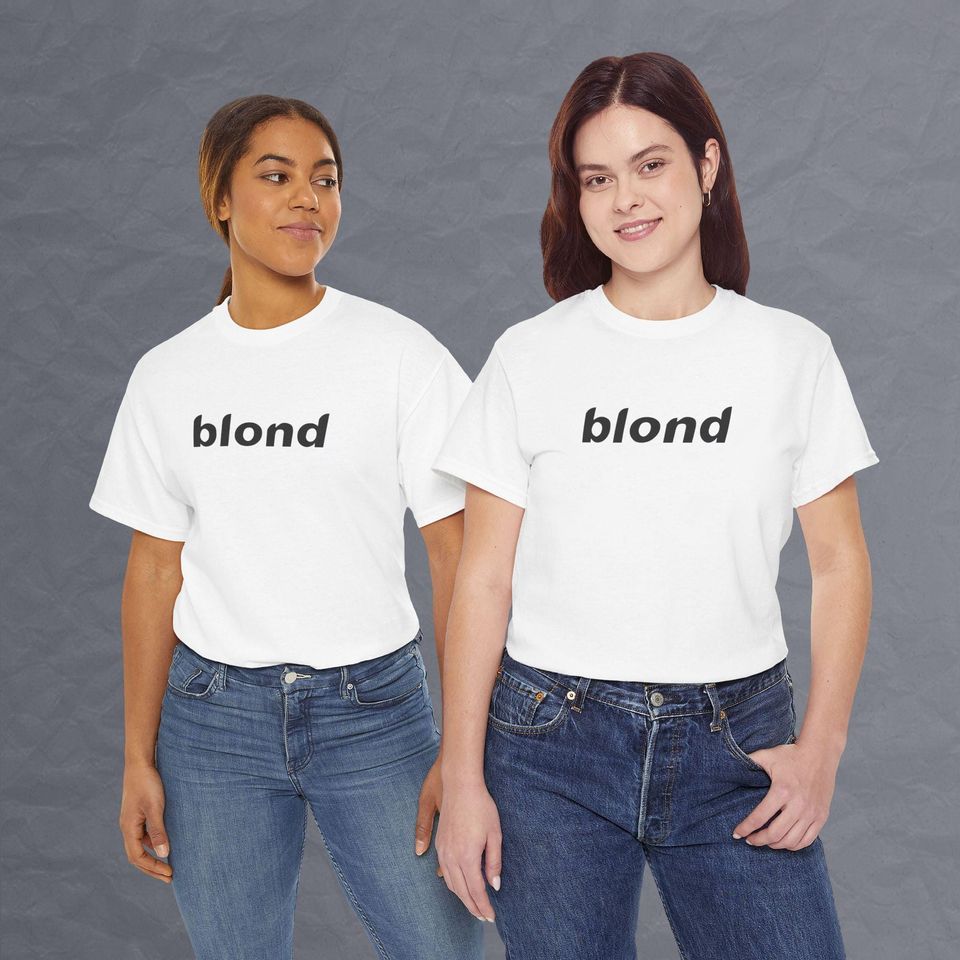 Frank Ocean Blond  Black Design Double Sided T Shirt