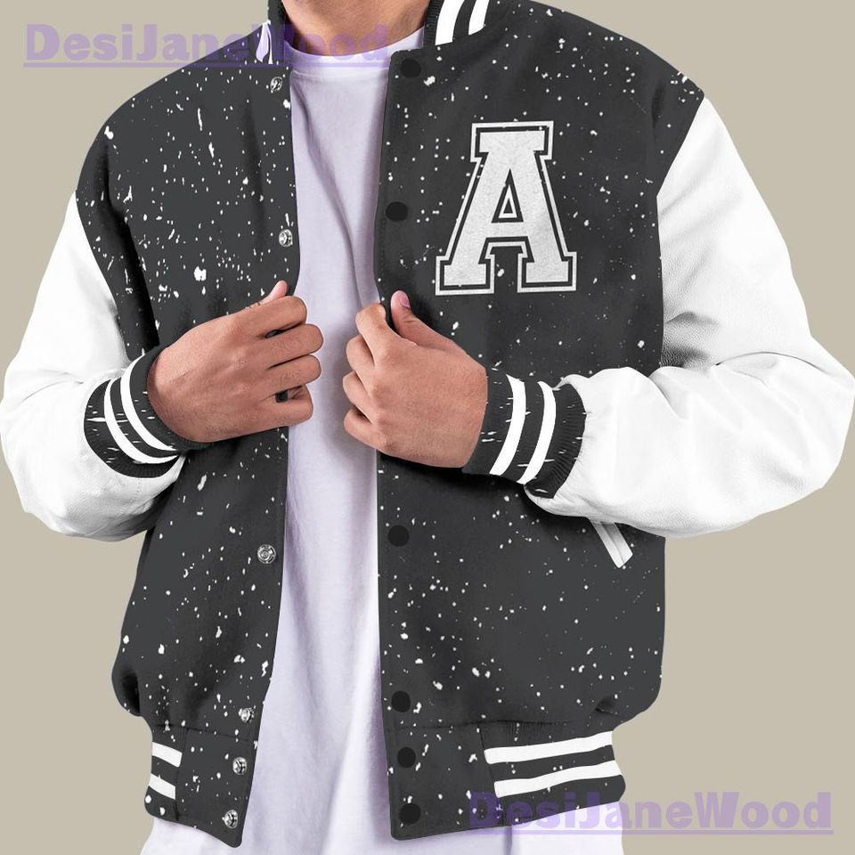 Dunkare Reverse Oreo 6s Varsity Jacket, Custom Lips Money Talk Varsity Jacket Outfit