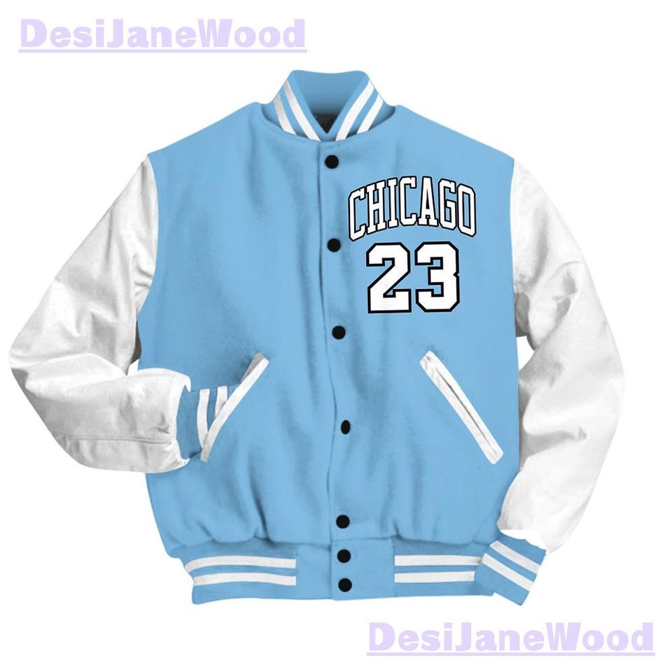 Dunkare Craft Paris 6s Varsity Jacket, Custom Name Chicago 23 Varsity Jacket Outfit