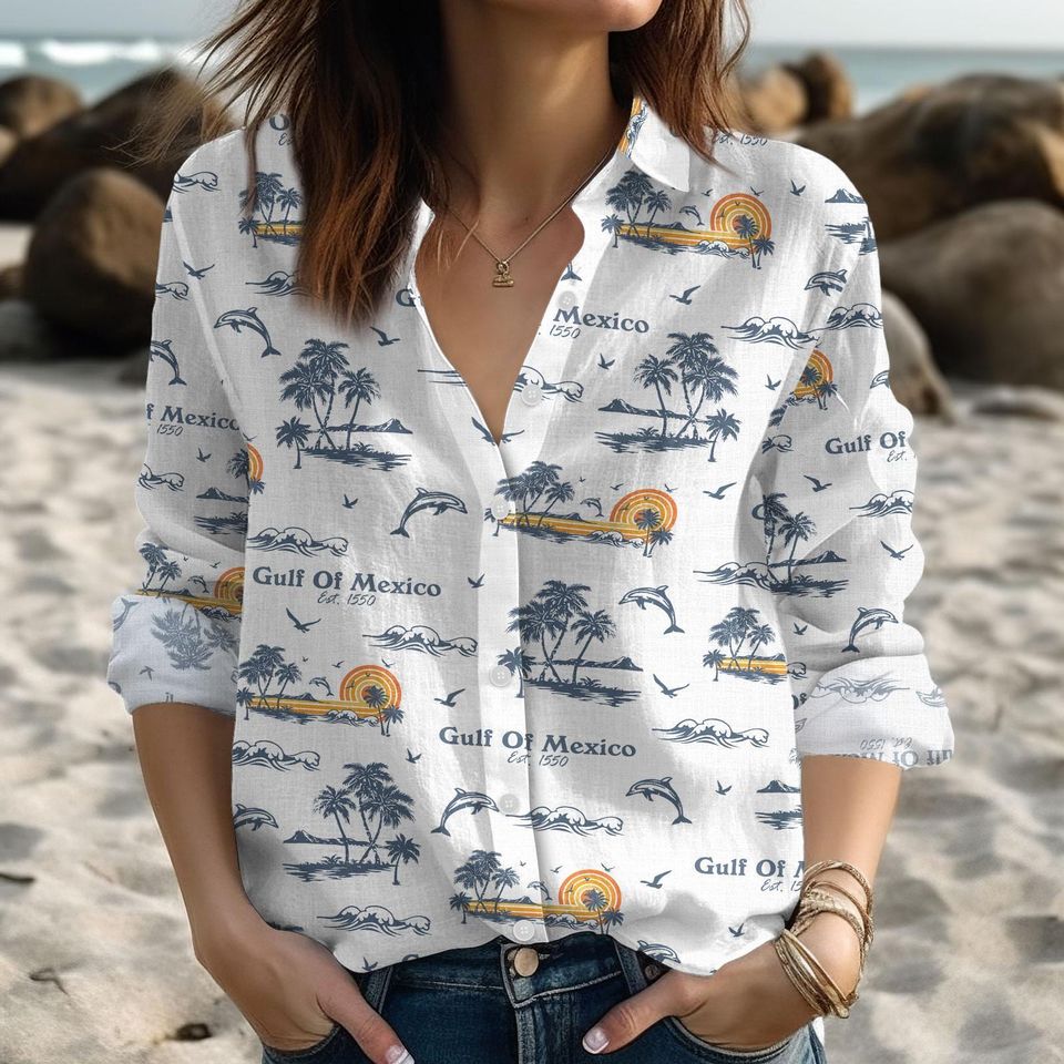 Gulf Of Mexico Women's Blouse, Mother's Day Gift