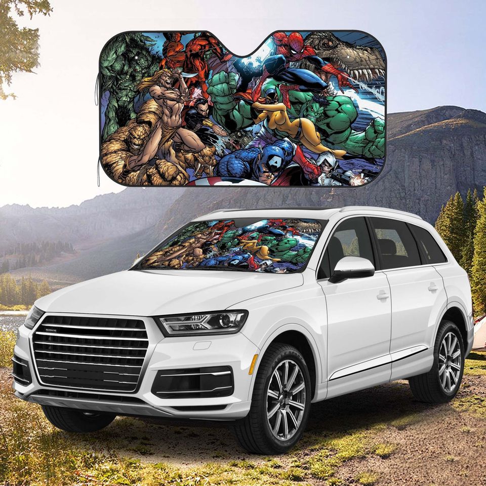 Daredevil Windshield Sun Visor, Windshield Visor, Car Glass Sun Visor, Gifts, Car Decoration, Accessories