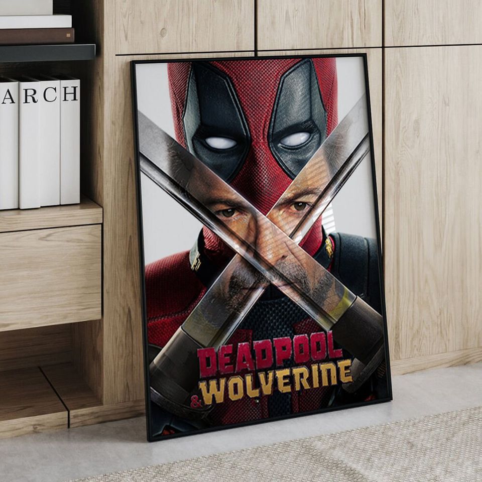 Deadpool & Wolverine 2024 Movie Poster, Wall Decor