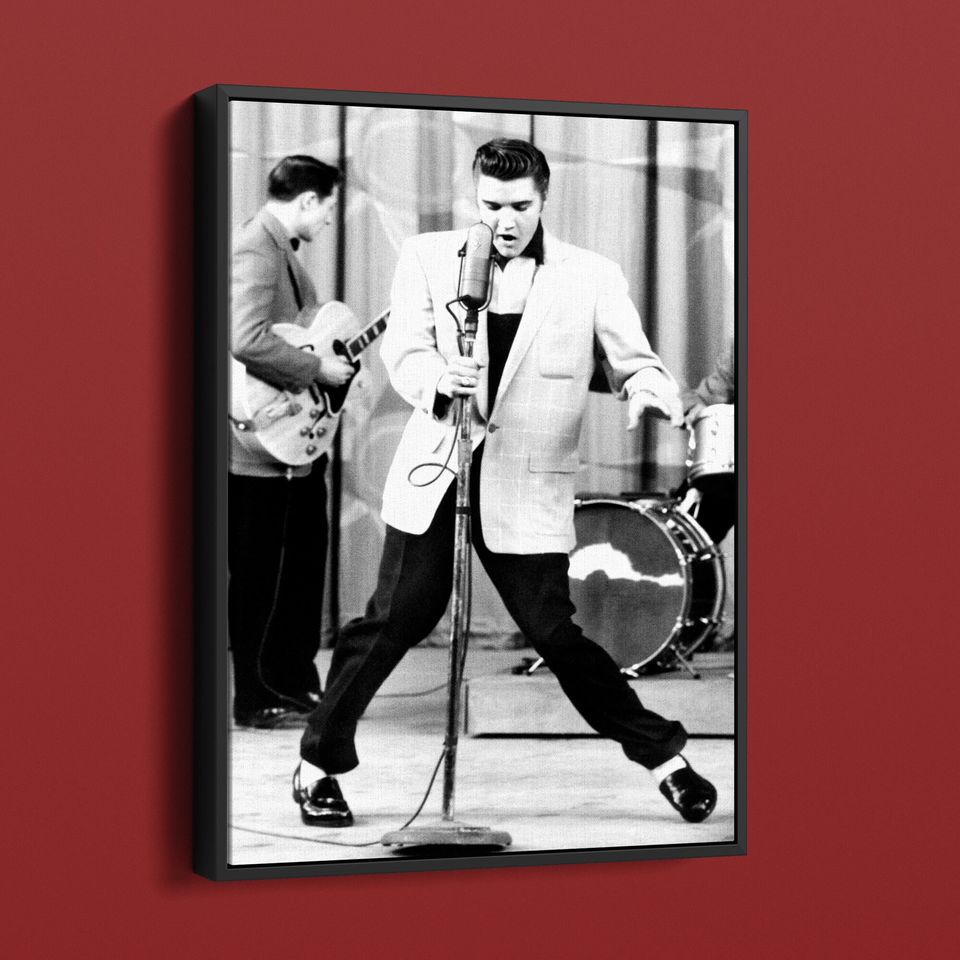 Elvis Presley  Rock and Roll Canvas Wall Art Print