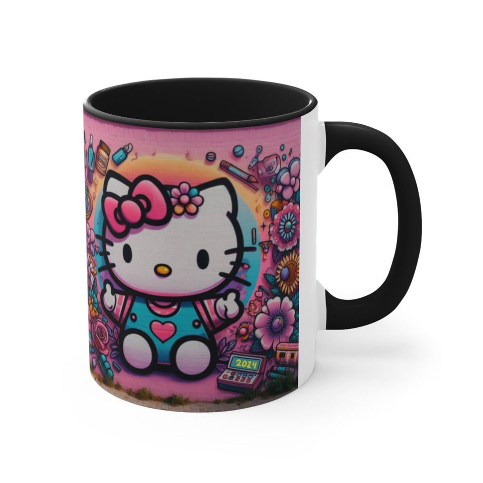 Graffiti Hello Kitty Urban Accent Coffee Mug