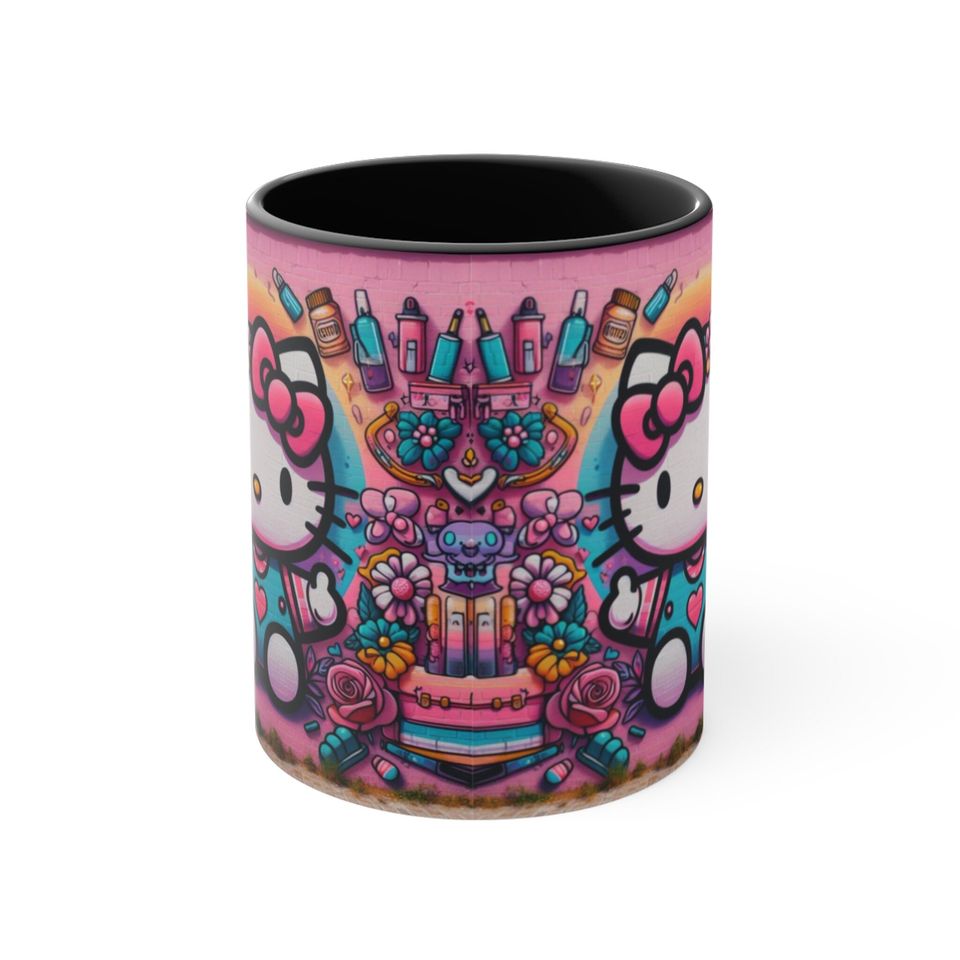 Graffiti Hello Kitty Urban Accent Coffee Mug
