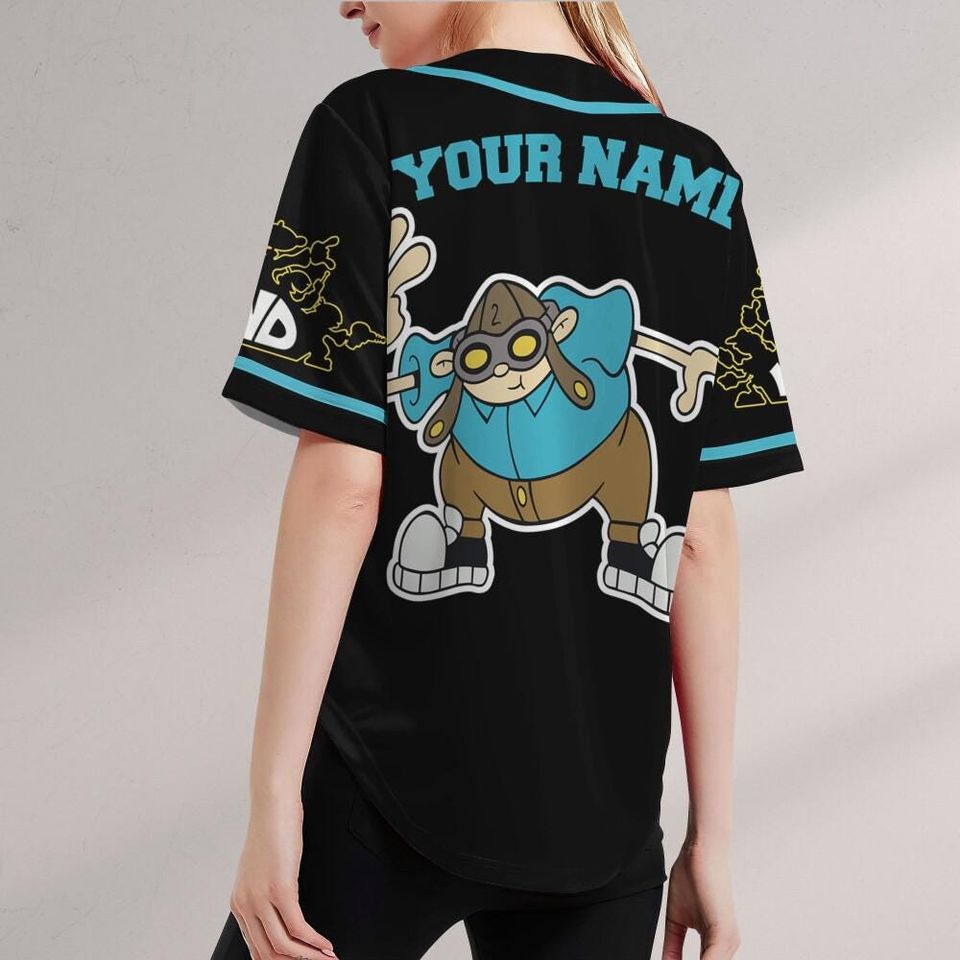 Personalize Kids Next Door Hoagie Gilligan Black, Gift for kid Fans, kids next door Jersey, Family Jersey