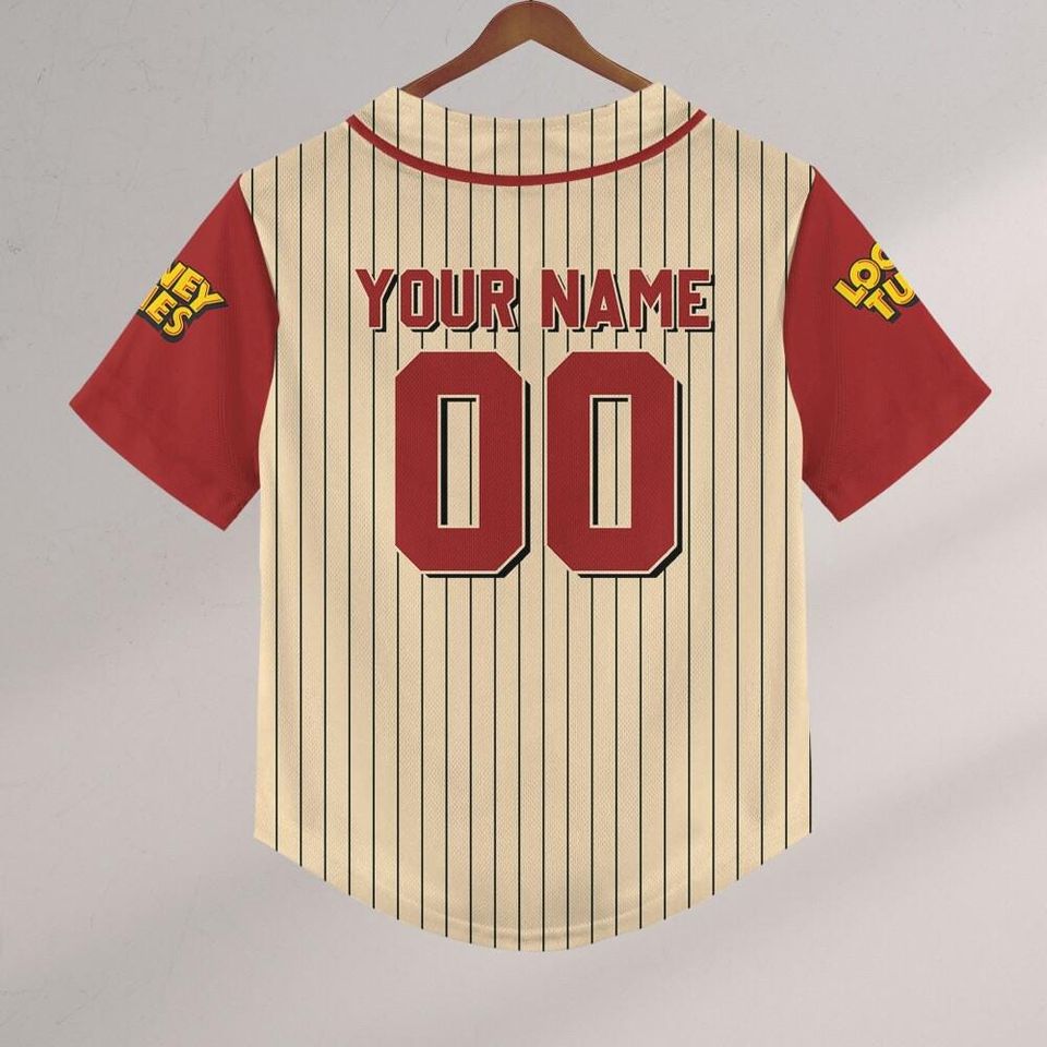 Personalize Looney Tunes That All Folks Baseball, Baseball Team Outfit, Gift for Space Jamz Fans, Tune Squad Jersey, Family Jersey