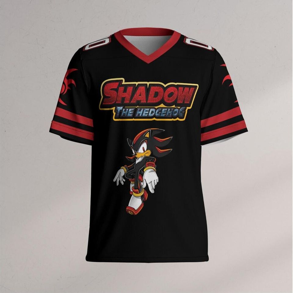 Personalize Shadow The Hedgehog, Custom Baseball, Sonic the Hedgehog Sports Jersey, Gamer Gift Outfit