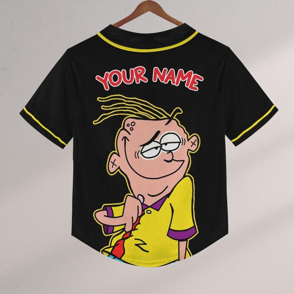 Personalize Cartoon Eddy Insidious Jersey Baseball, Gift for kid Fans, Ed - Edd - Eddy Jersey, Family Jersey