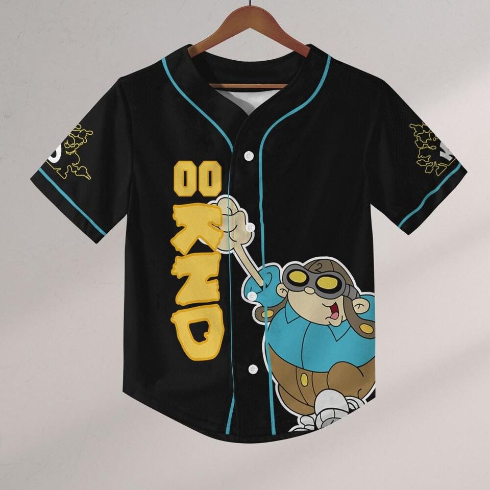 Personalize Kids Next Door Hoagie Gilligan Black, Gift for kid Fans, kids next door Jersey, Family Jersey