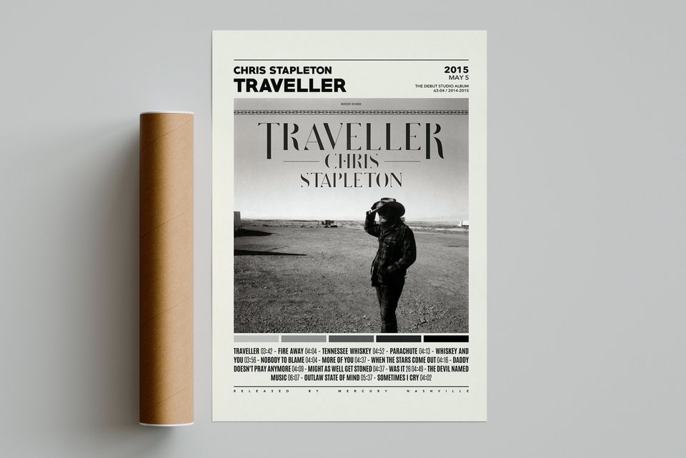 Chris Stapleton Posters, Traveller Poster