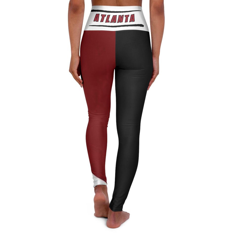Atlanta Football Themed Yoga Leggings