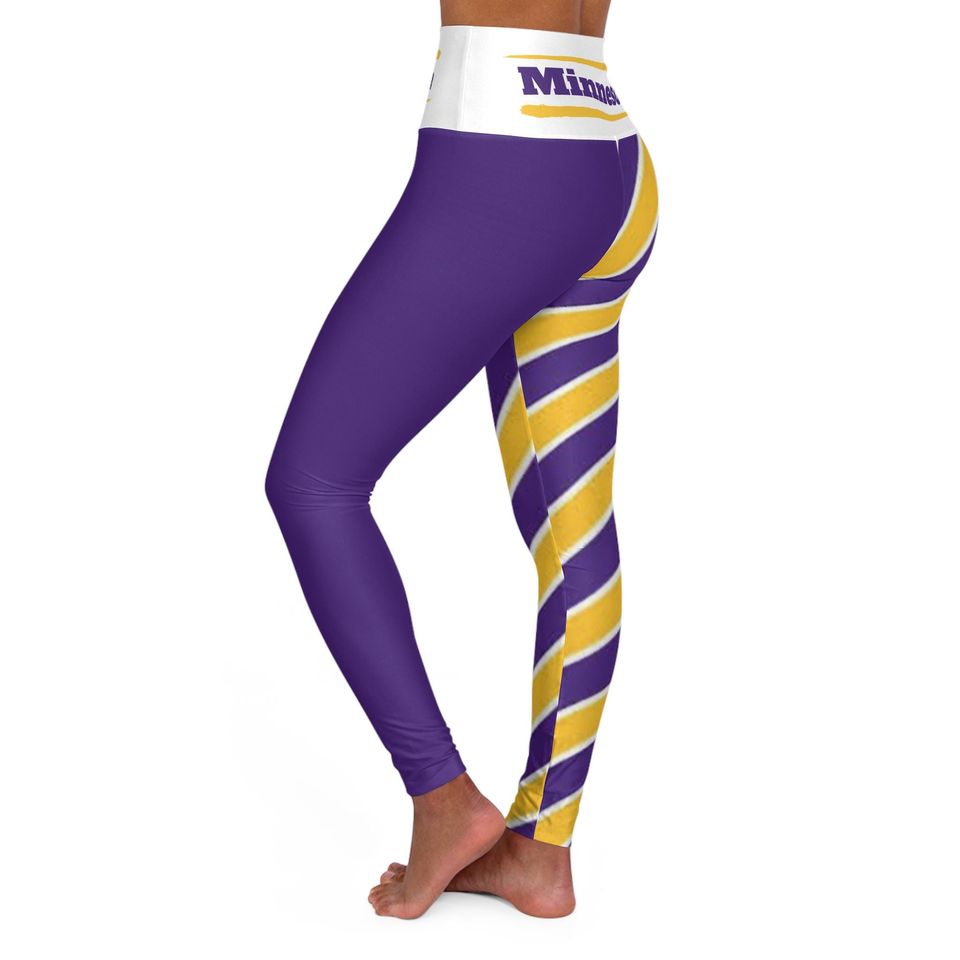 Minnesota Football Themed   Yoga Leggings