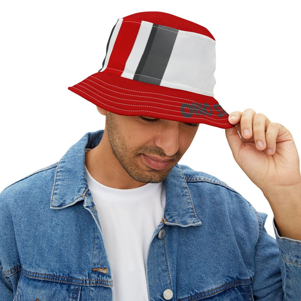 Ohio State Bucket Hat, Buckeyes, Unisex bucket hat, Ohio State Hat