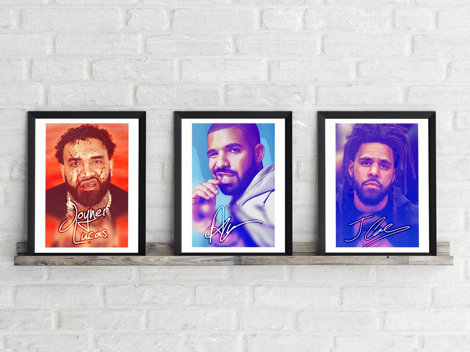 Chris Brown Poster Hip Hop RNB Poster Print Wall Art