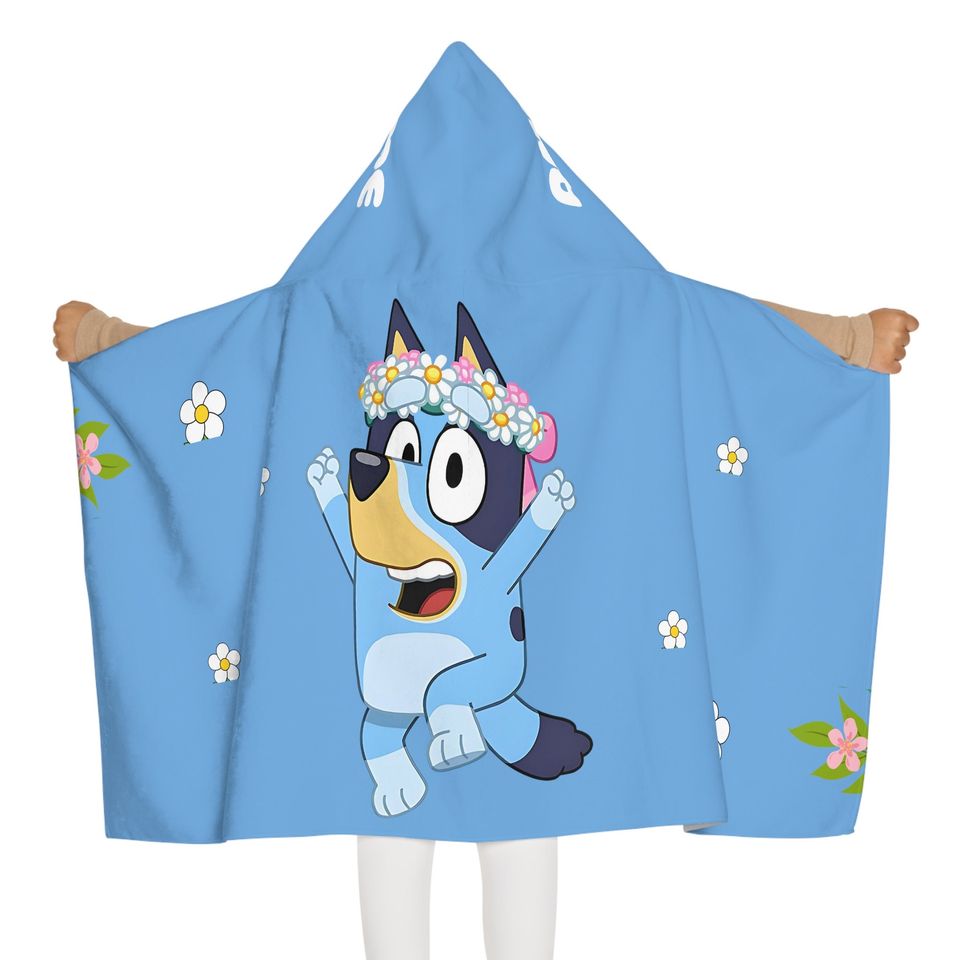 BlueyDad Summer Hooded Towel