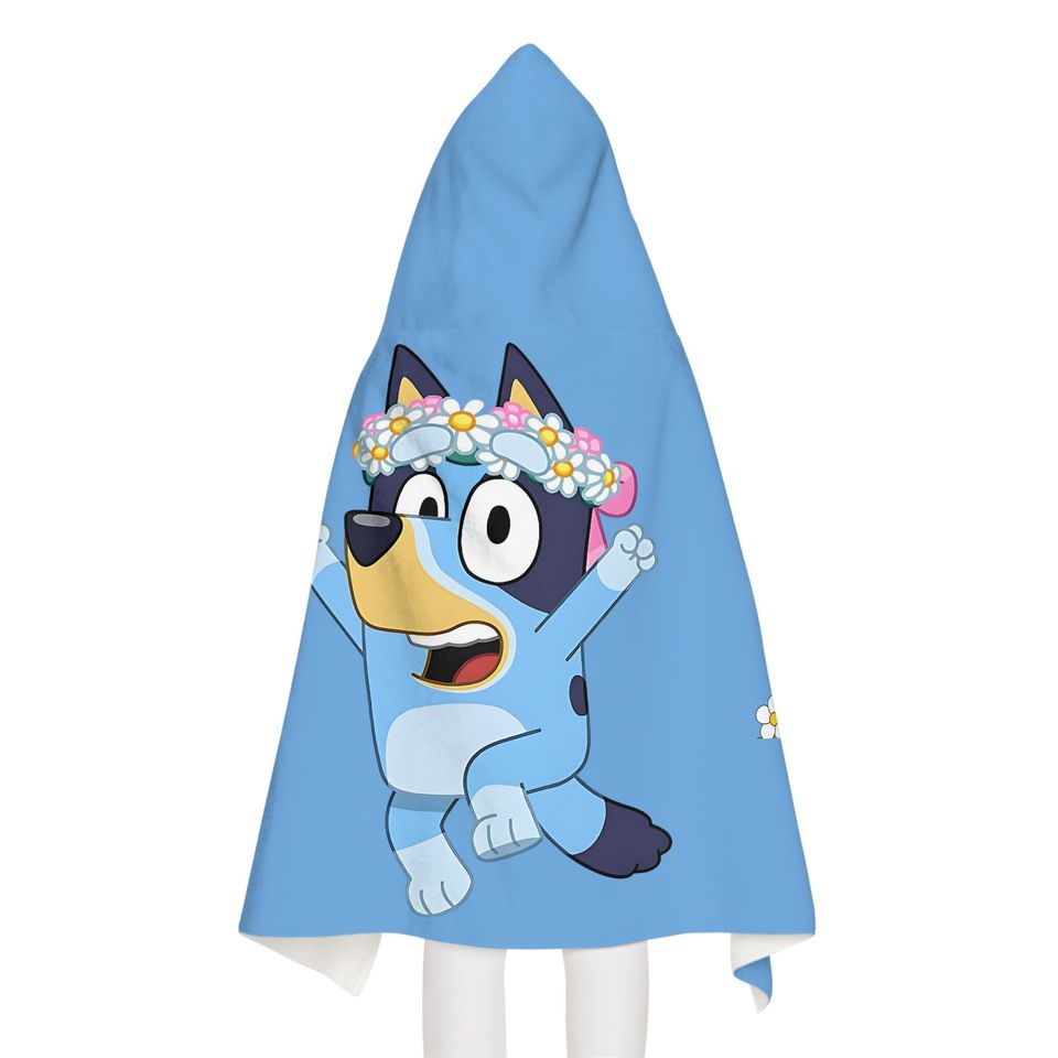 BlueyDad Summer Hooded Towel