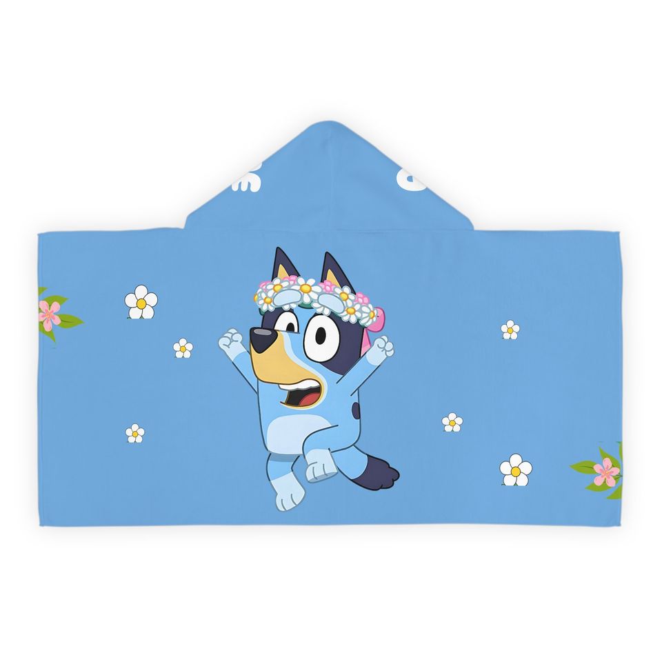 BlueyDad Summer Hooded Towel