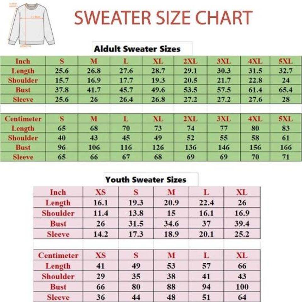 Clippy Holiday Sweater All Over Print Green Christmas Artificial Wool