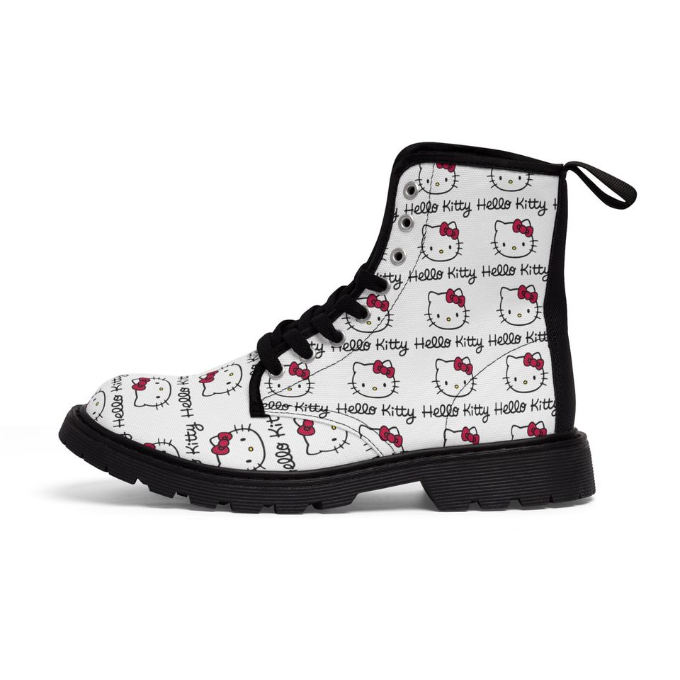HELLO KITTY Women's Canvas Boots