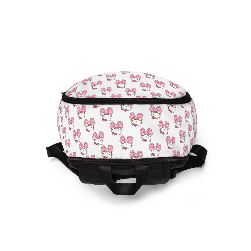 HELLO KITTY Unisex Fabric Backpack
