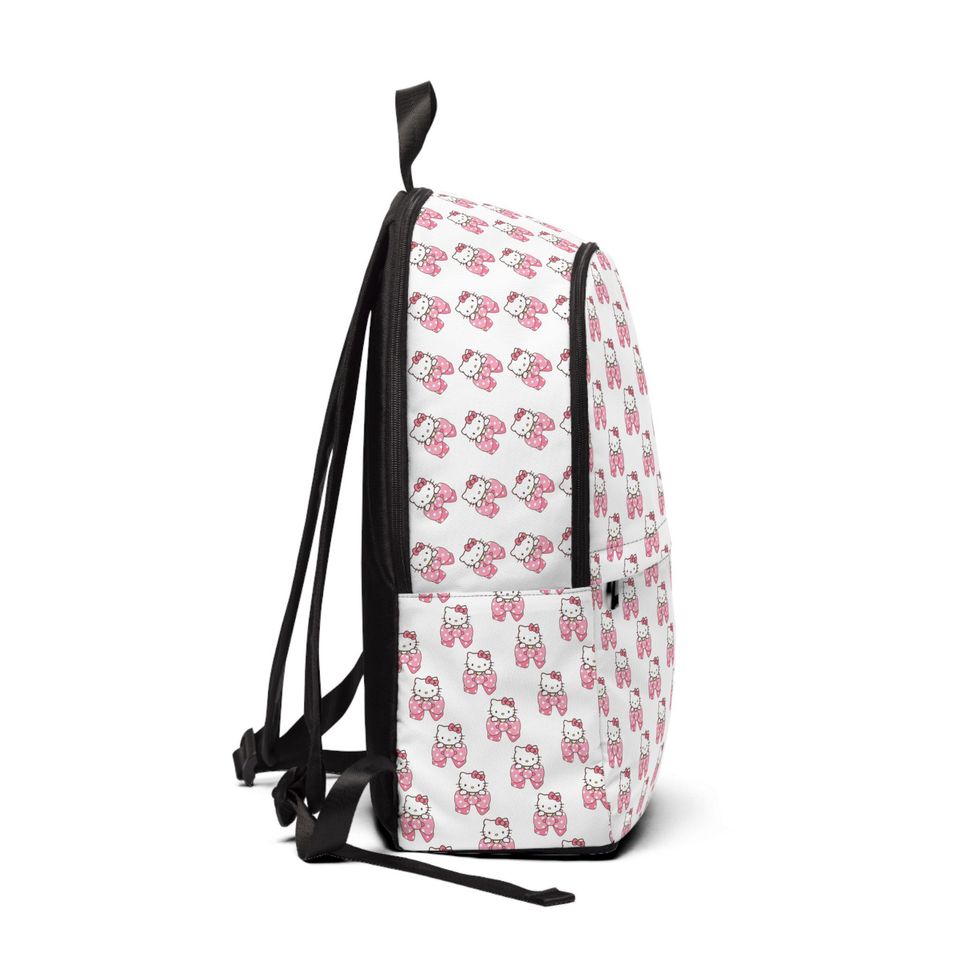 HELLO KITTY Unisex Fabric Backpack