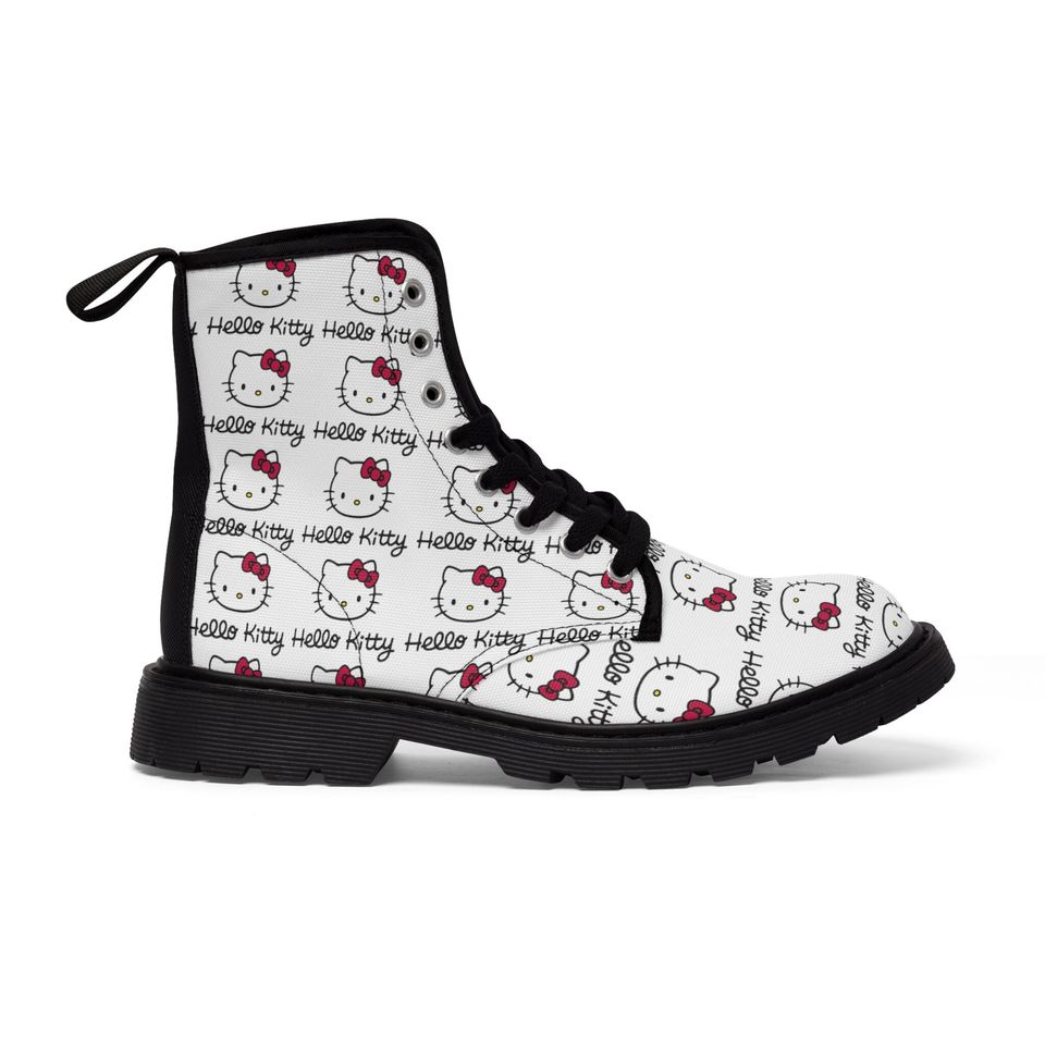 HELLO KITTY Women's Canvas Boots
