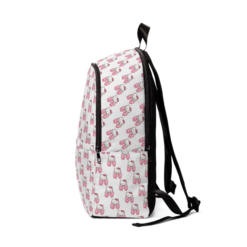 HELLO KITTY Unisex Fabric Backpack