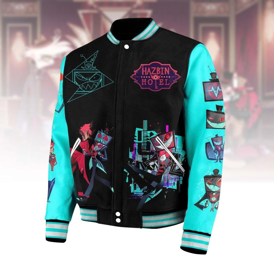 Vox Hazbin Hotel Baseball Jacket, Hazbin Hotel Movie Shirt, Anime Series Jacket