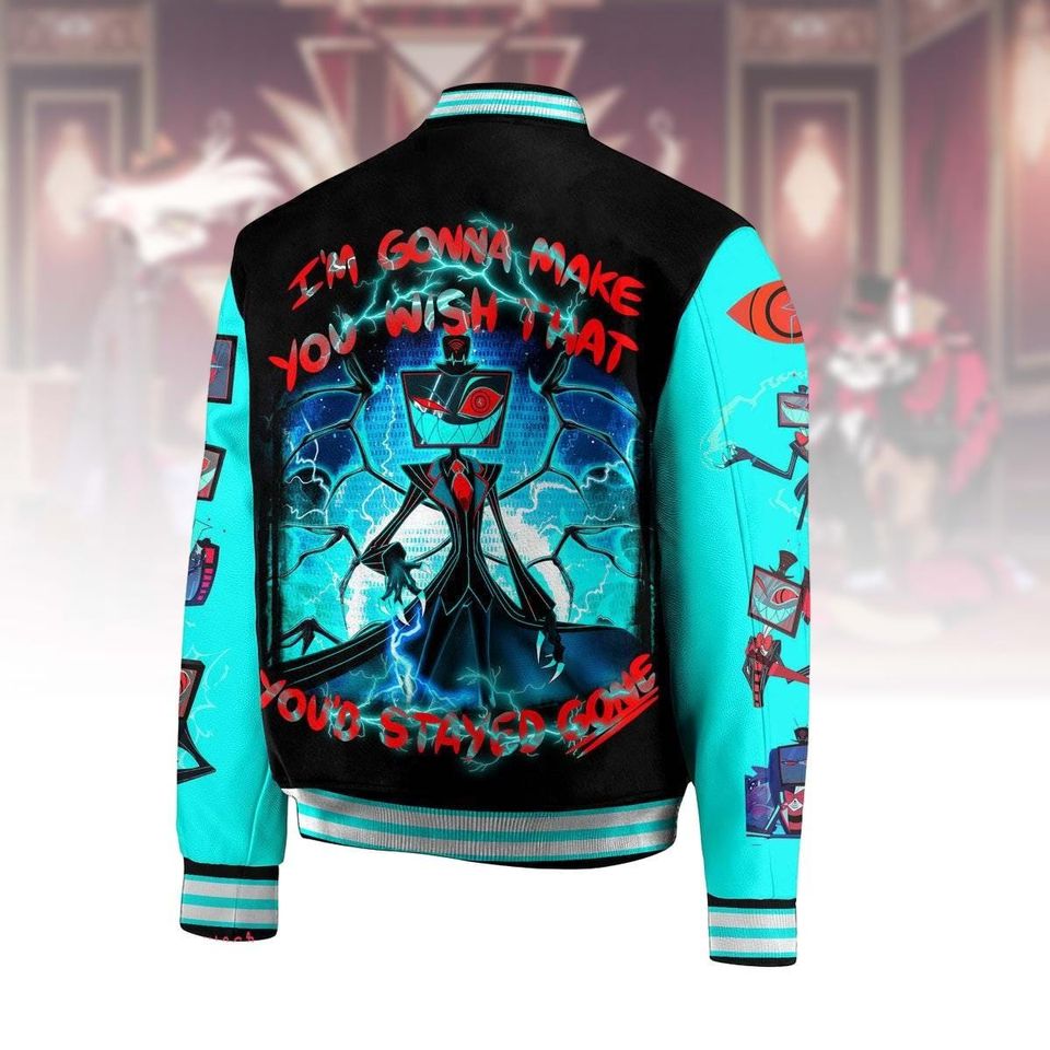 Vox Hazbin Hotel Baseball Jacket, Hazbin Hotel Movie Shirt, Anime Series Jacket