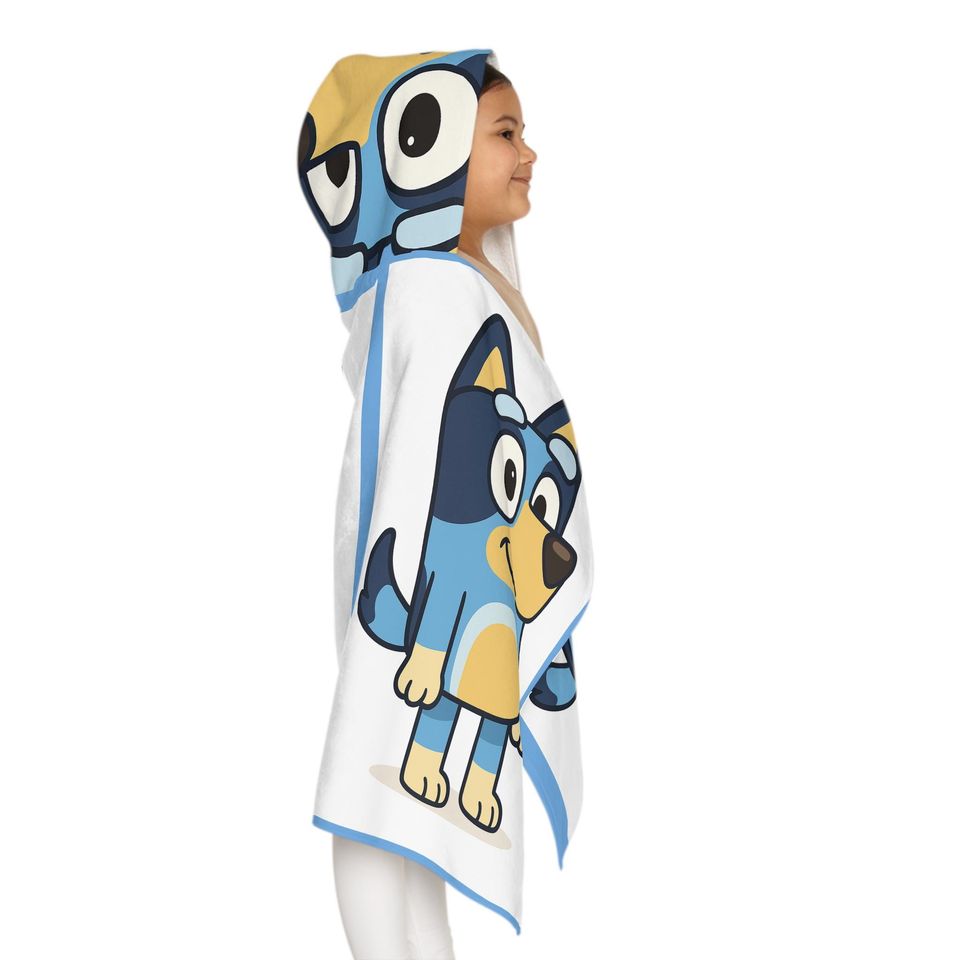 BlueyDad Dog Hooded Towel