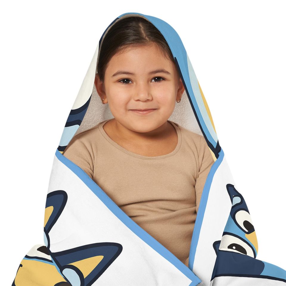 BlueyDad Dog Hooded Towel