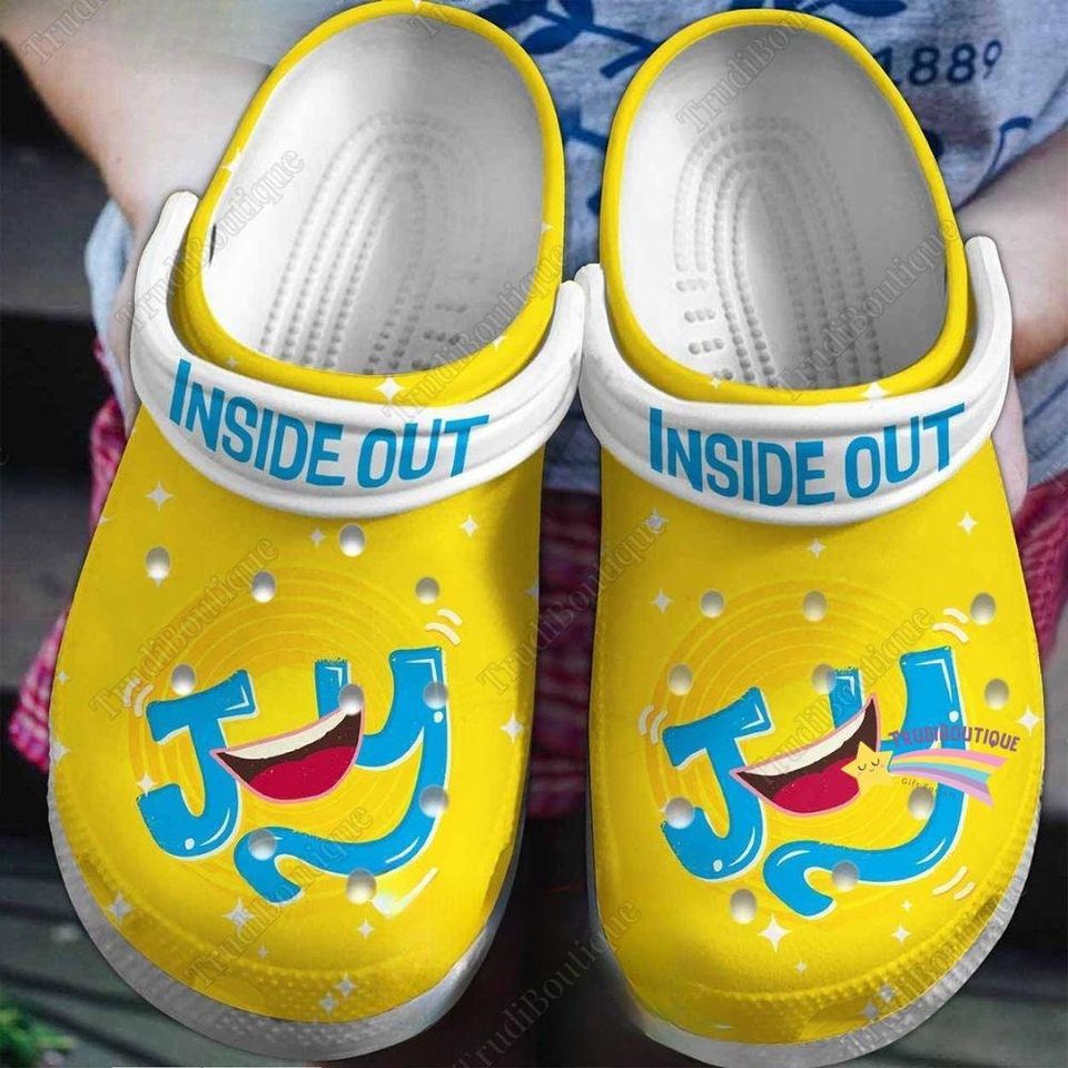 Disney Inside Out Joy Sandals, Inside Out It's Okay To Feel Clogs