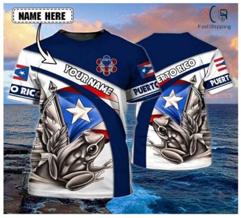 Beautiful Shirt Puerto Rico Personalized Name Classic Unisex Shirt