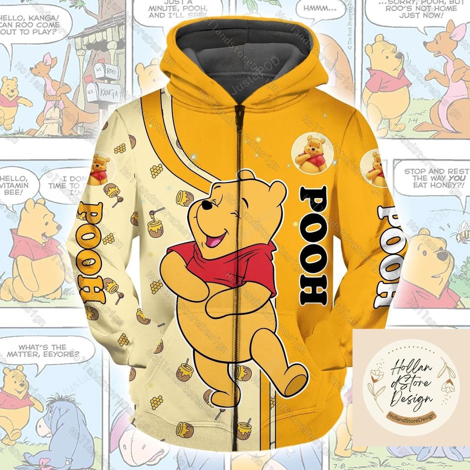 Halloween Winnie Pooh Hoodie, Disney Pooh