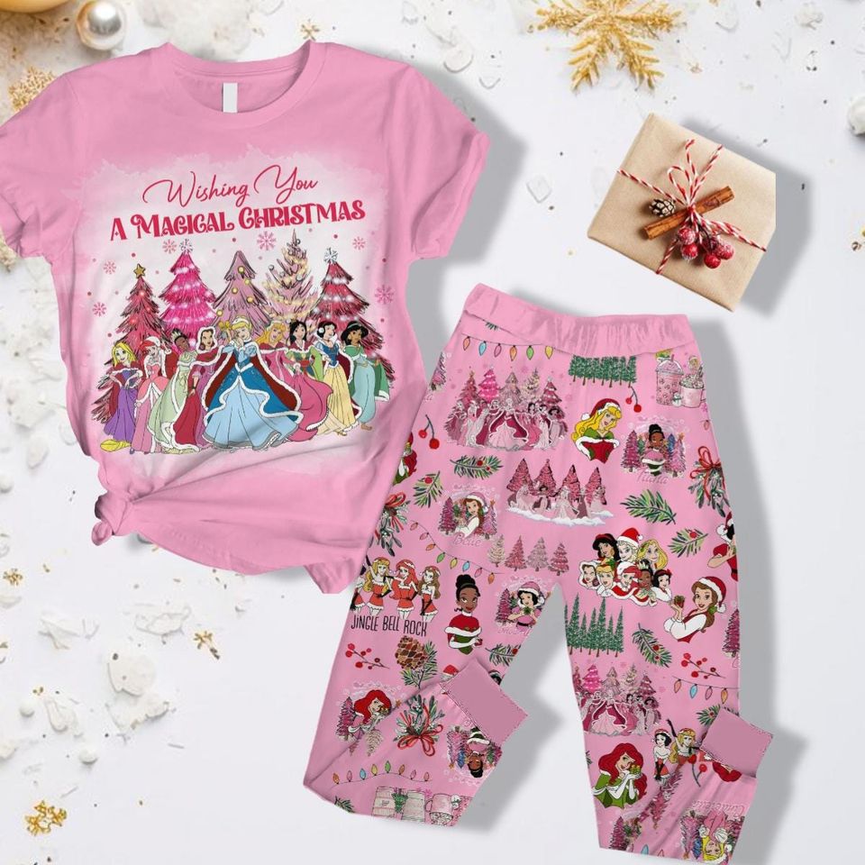 Disney Princess Character Christmas Shirt, Princess