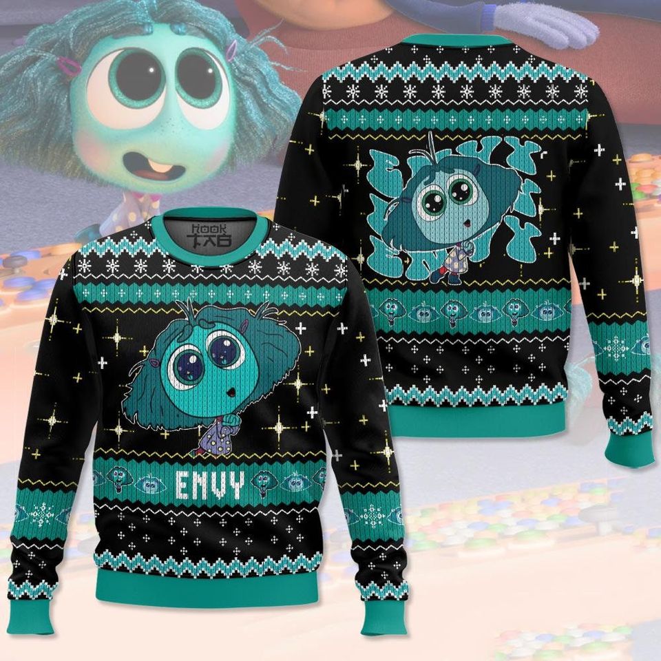 Inside Out Ugly Christmas Sweater, Disney Inside Out Shirt