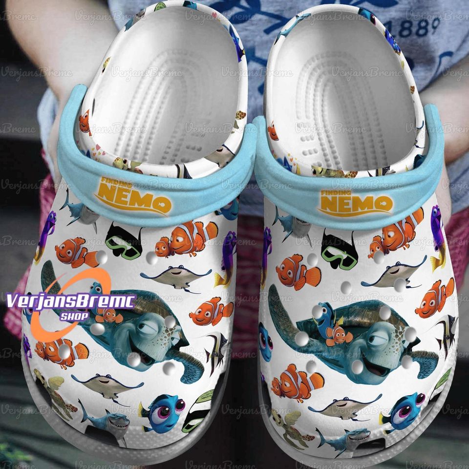 Finding Nemo Clogs, Nemo Shoes, Finding Nemo Sandals, Finding Nemo Gift, Finding Nemo Slippers, Nemo Sandals, Nemo Slippers,Women Shoes