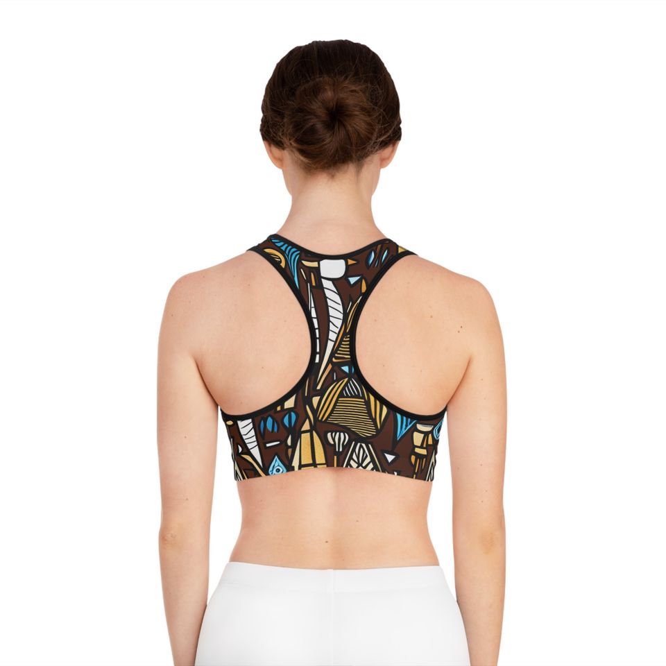 Lioness Pride Series 6: African Pattern Inspired Sports Bra