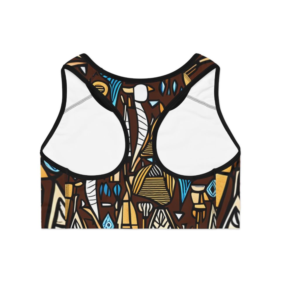 Lioness Pride Series 6: African Pattern Inspired Sports Bra