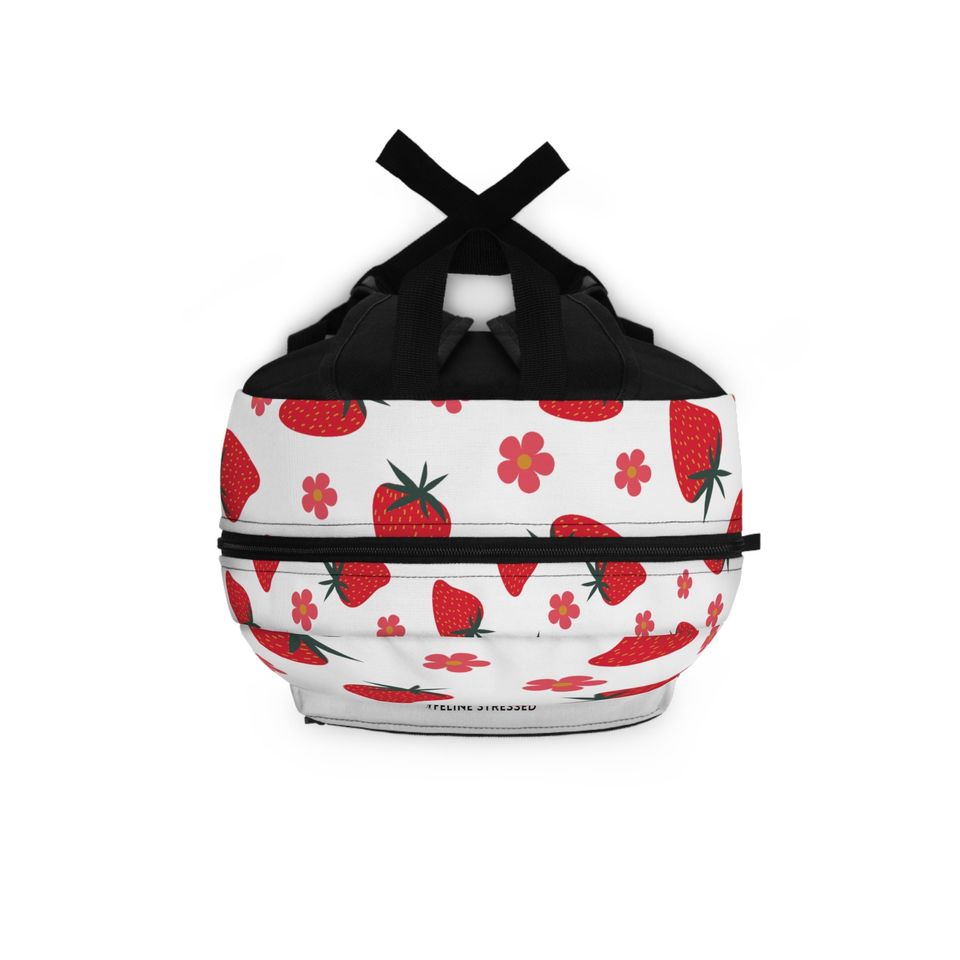 Berry Bloom Backpack | Feline Stressed | Lightweight | Waterproof | Adjustable Straps