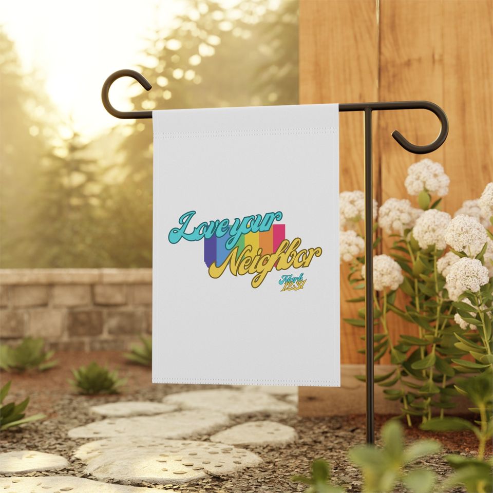 Love Your Neighbor Pride Garden & House Banner
