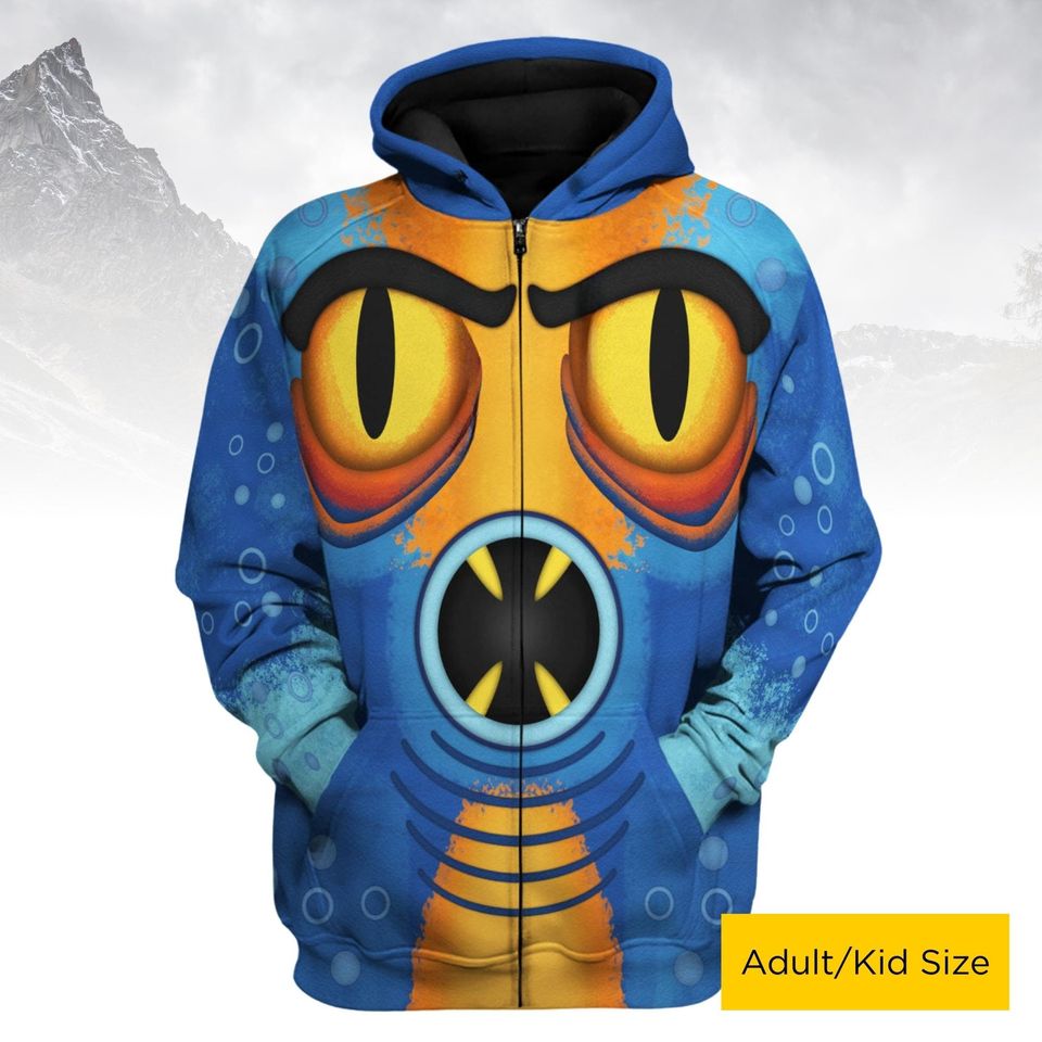 Fred Lemon Super Armor Costume Hoodie & Big Hero 6 Sweatshirt Set
