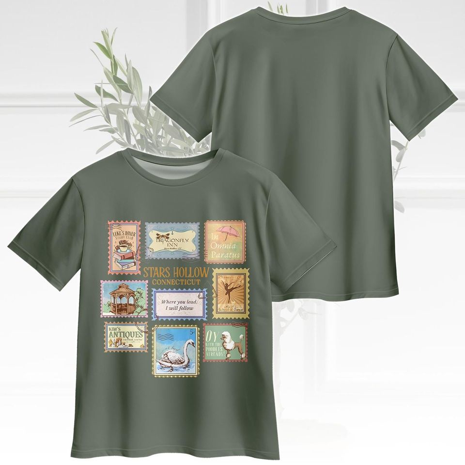 Stars Hollow Connecticut T-Shirt and Pajama Pants Set