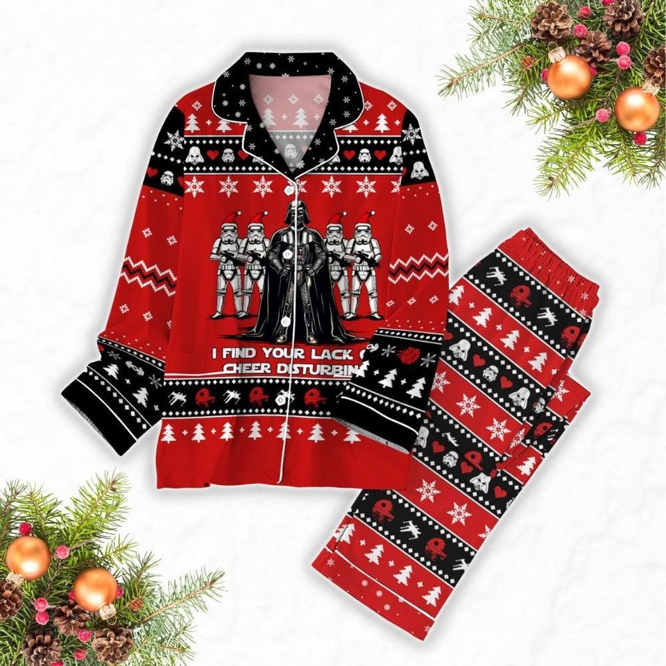 Darth Vader Star Wars Christmas Pajamas, Disney Santa Pyjamas