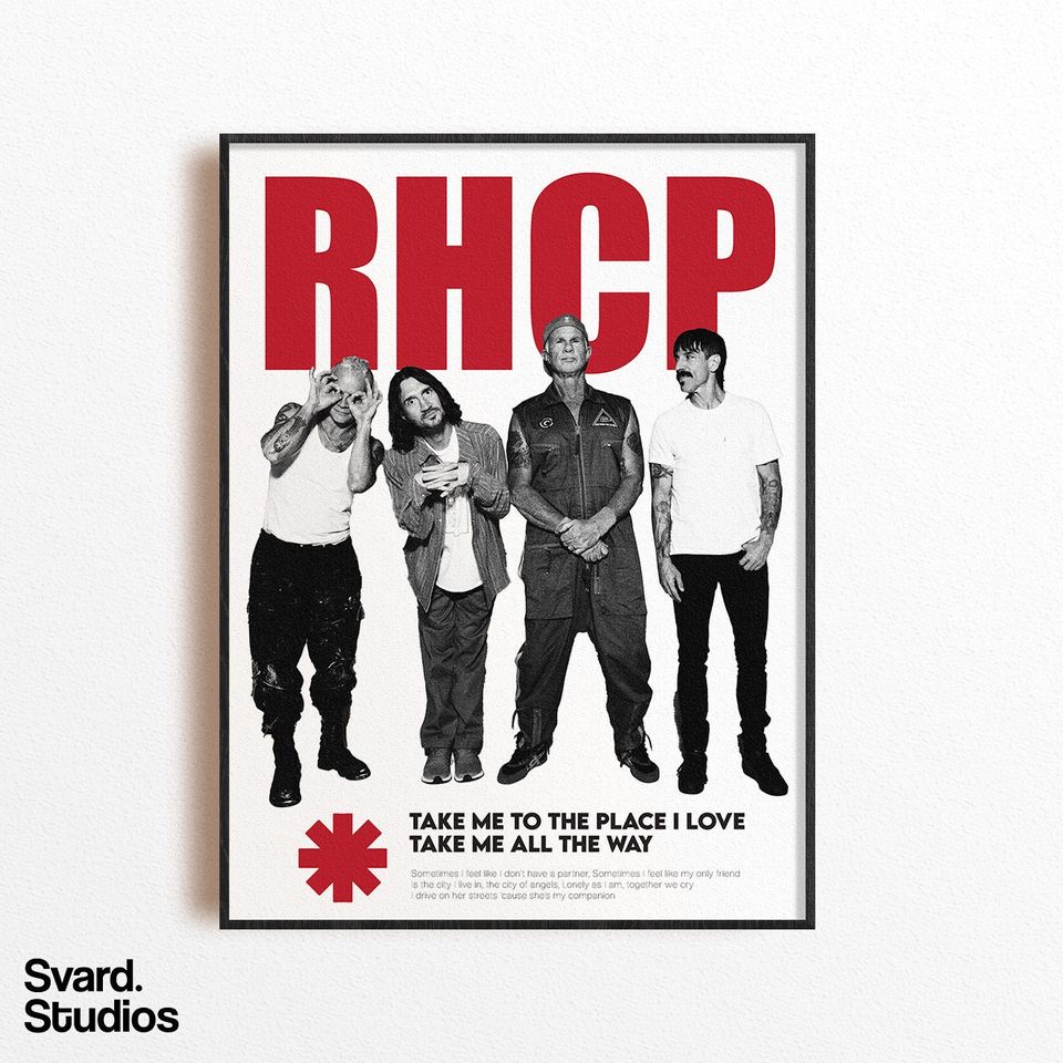 Poster RHCP - Red Hot Chili Peppers