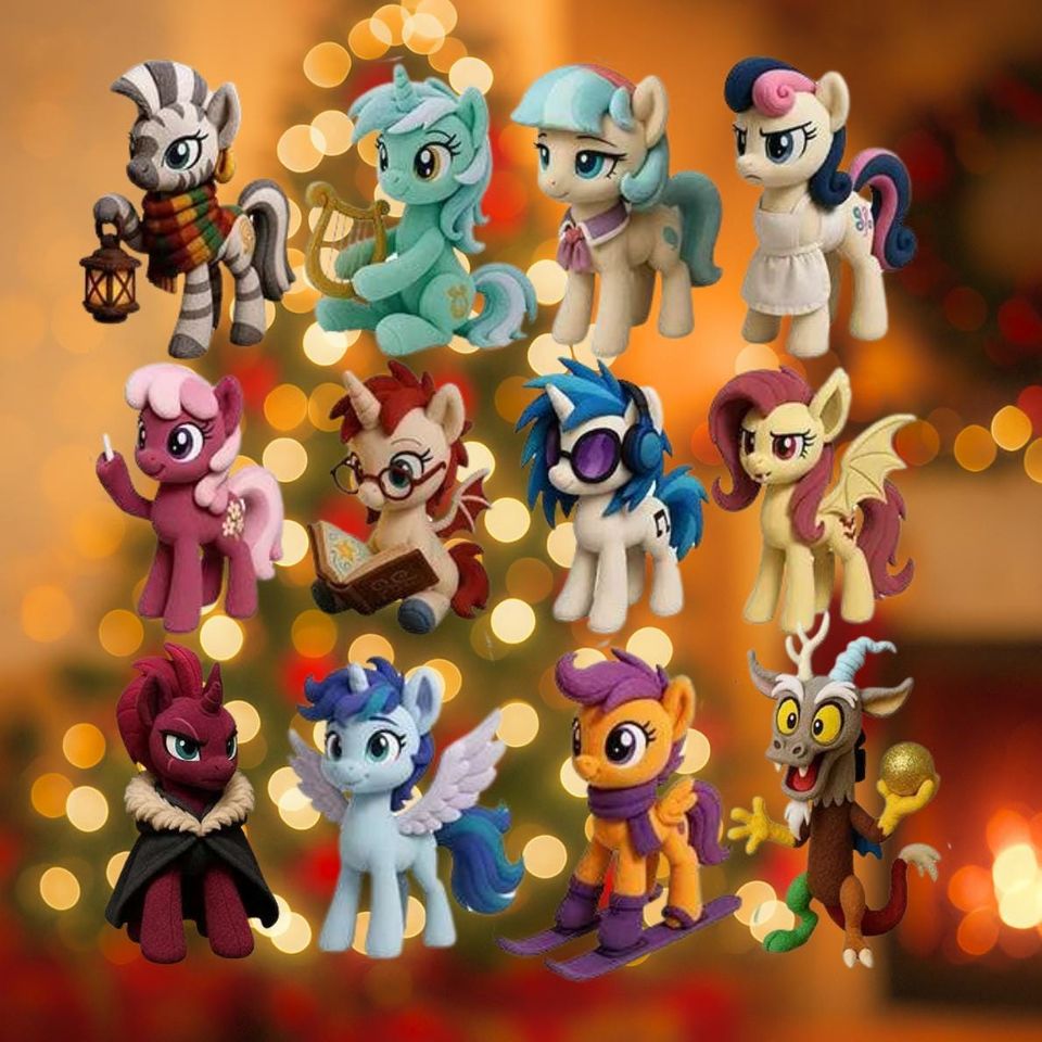 My Little Pony Advent Calendar 2025 | 2D Ornament Set