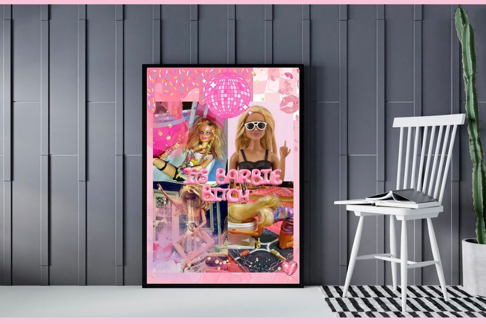 Pink Barbie Disco Party | Dorm Room | Picture