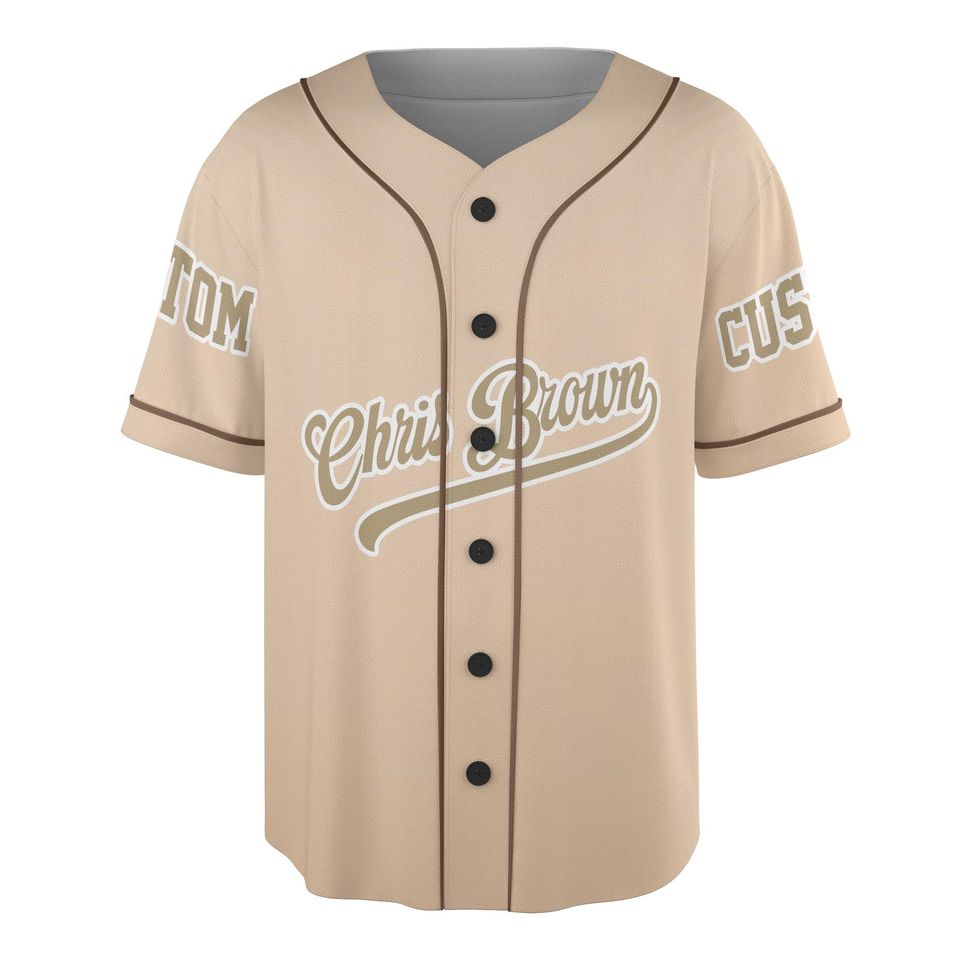 Personalized Breezy Bowl XX 2025 Baseball Jersey: Chris Brown Tour Shirt
