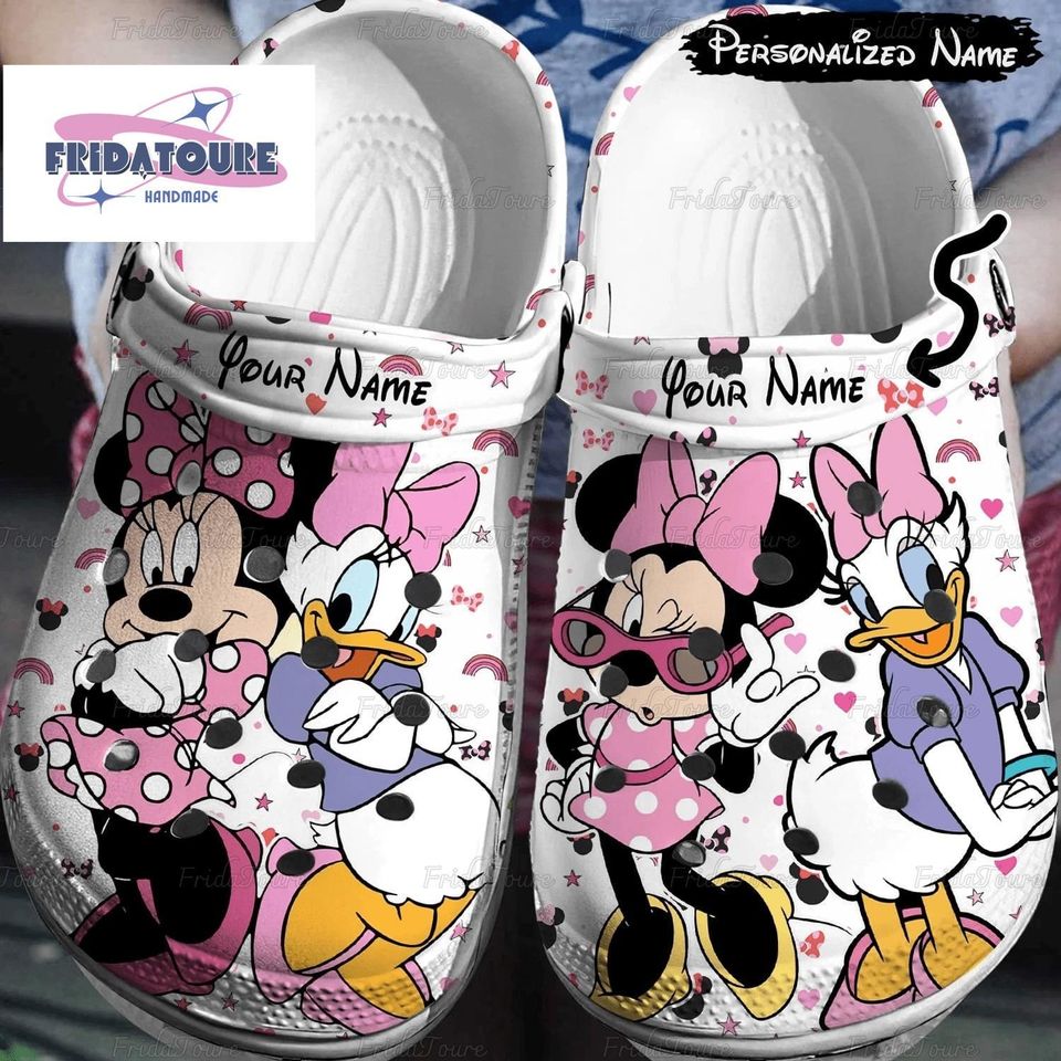 Halloween Minnie Mouse Clogs, Disney Mickey Clogs, Mickey Fans Gift